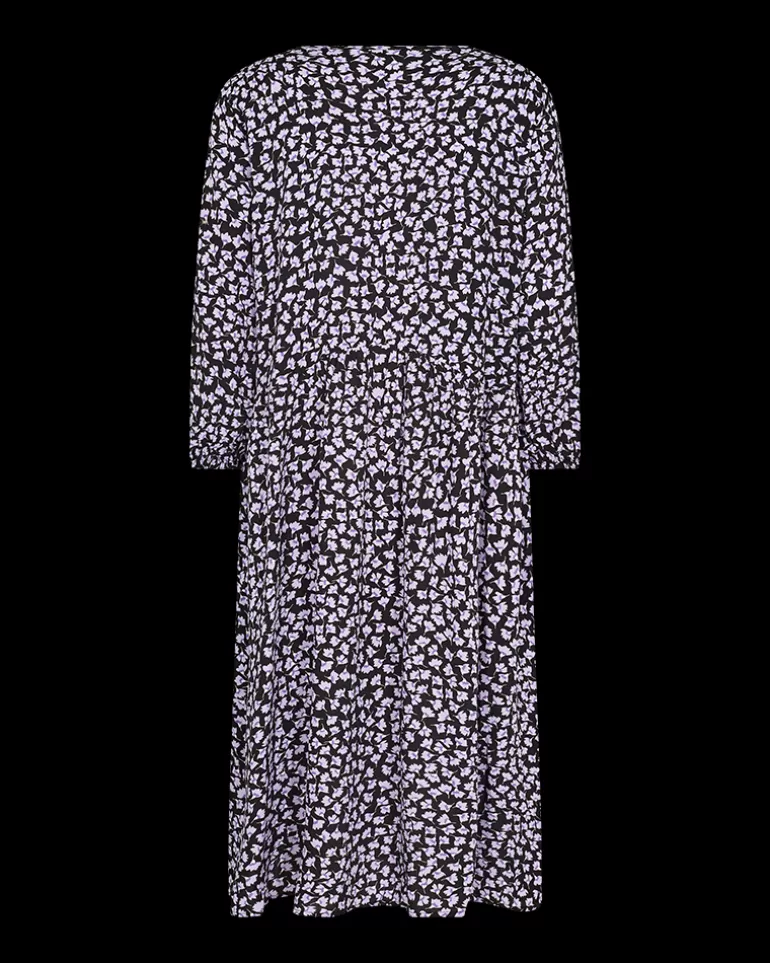 FREEQUENT FQADNEY-DRESS - BLACK Blackw.Lavender New