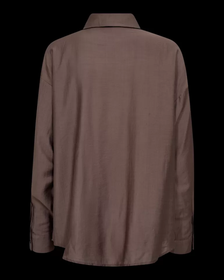 FREEQUENT FQBOWY - SHIRT - BROWN Morelw.Black Best