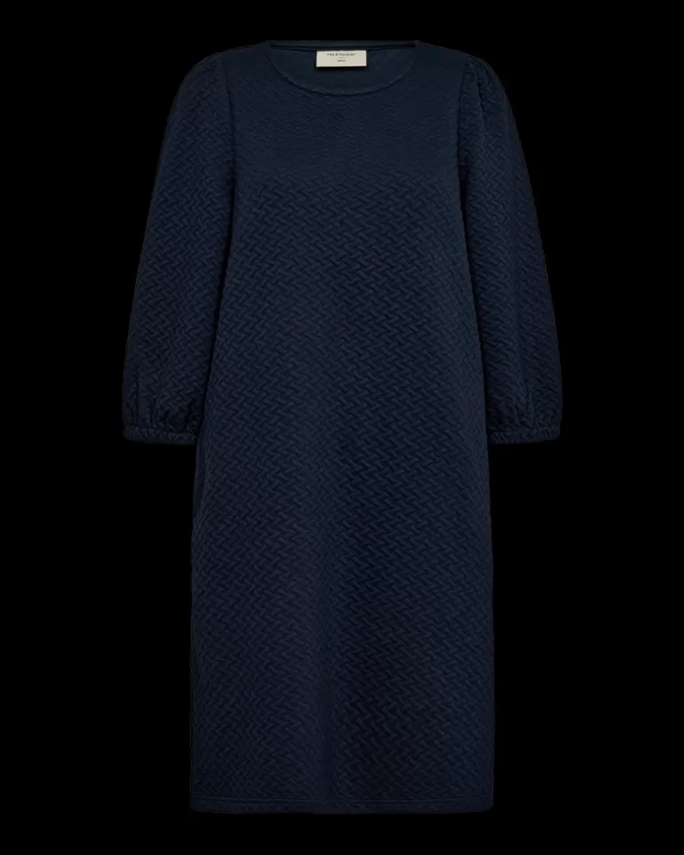 FREEQUENT FQBUBBLE - DRESS - BLUE NavyBlazer Hot