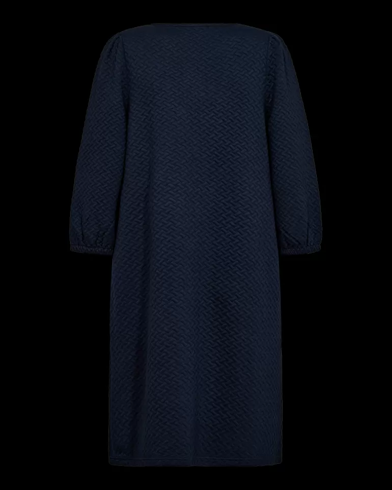 FREEQUENT FQBUBBLE - DRESS - BLUE NavyBlazer Hot