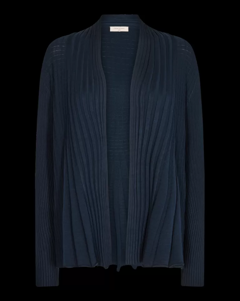 FREEQUENT FQCLAUDISSE  - CARDIGAN - BLUE Salute Sale