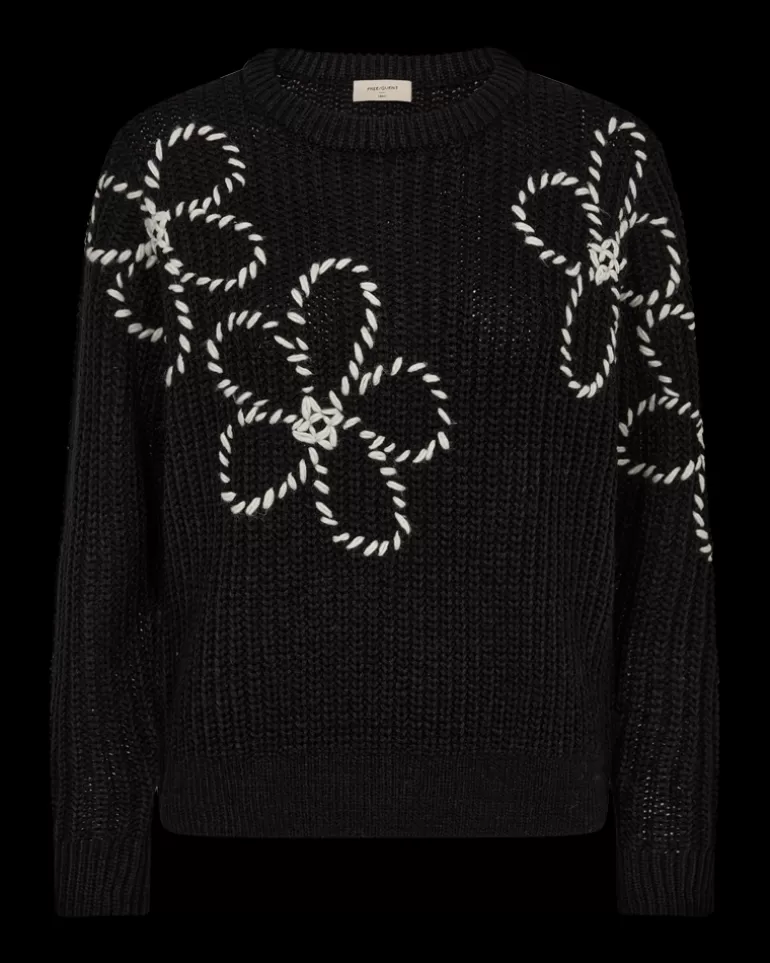 FREEQUENT FQCOX - PULLOVER - BLACK Blackw.Moonbeam Discount