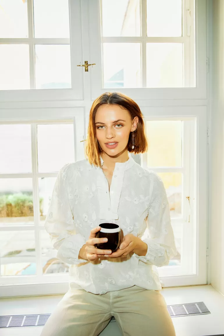 FREEQUENT FQDARANA - BLOUSE - WHITE StarOff-white Best Sale