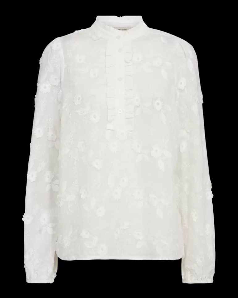 FREEQUENT FQDARANA - BLOUSE - WHITE StarOff-white Best Sale