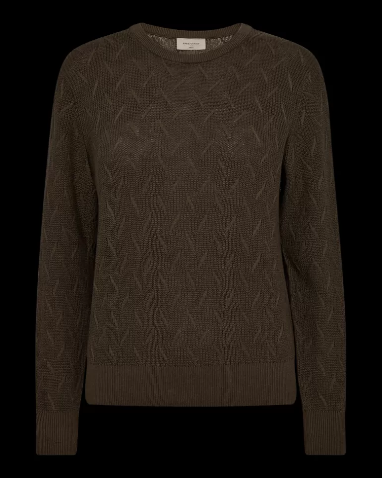 FREEQUENT FQDODO - PULLOVER - BROWN Morel Cheap