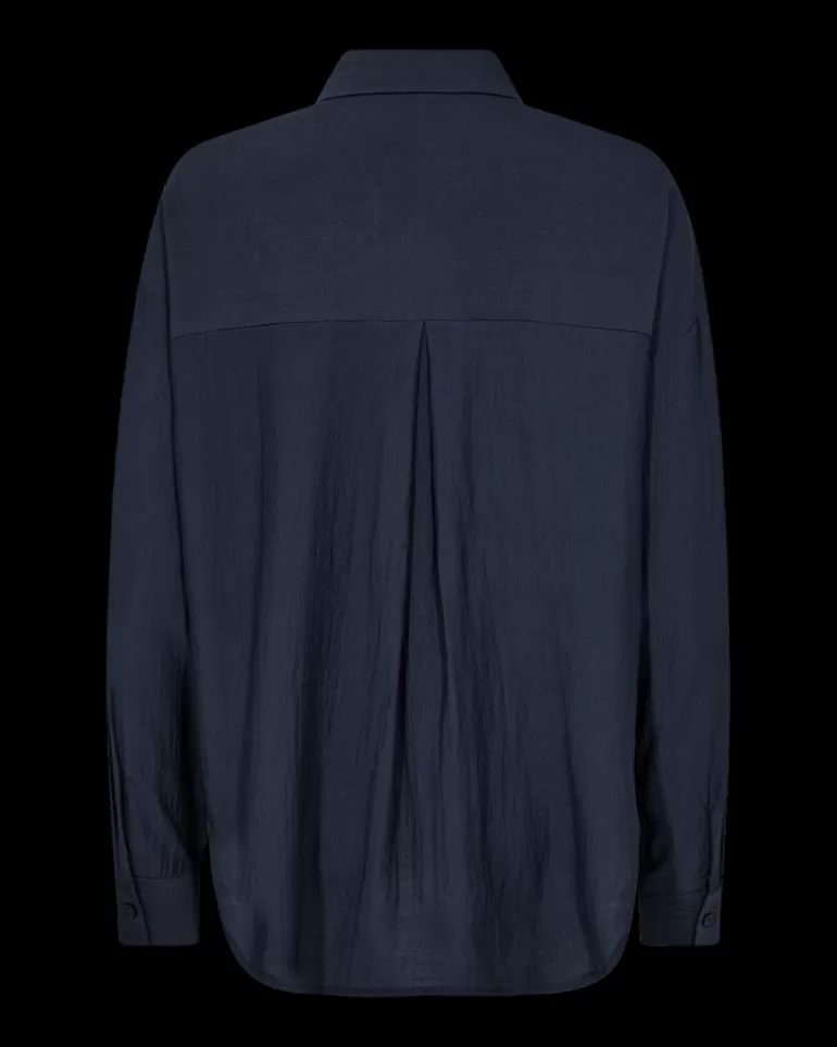 FREEQUENT FQELODIE-  SHIRT - BLUE NavyBlazer Clearance