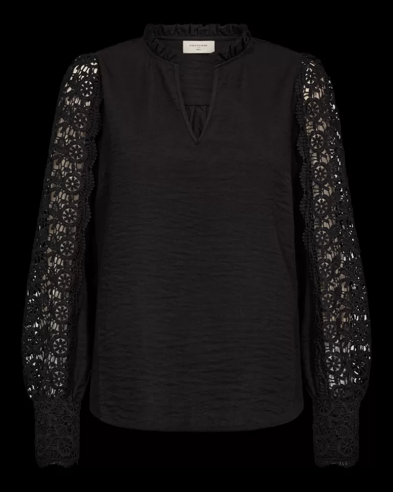 FREEQUENT FQESSA - BLOUSE - Black Cheap