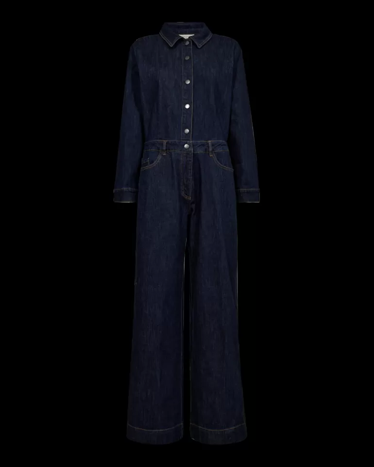 FREEQUENT FQFILOY - JUMPSUIT - BLUE DarkBlueDenim Hot