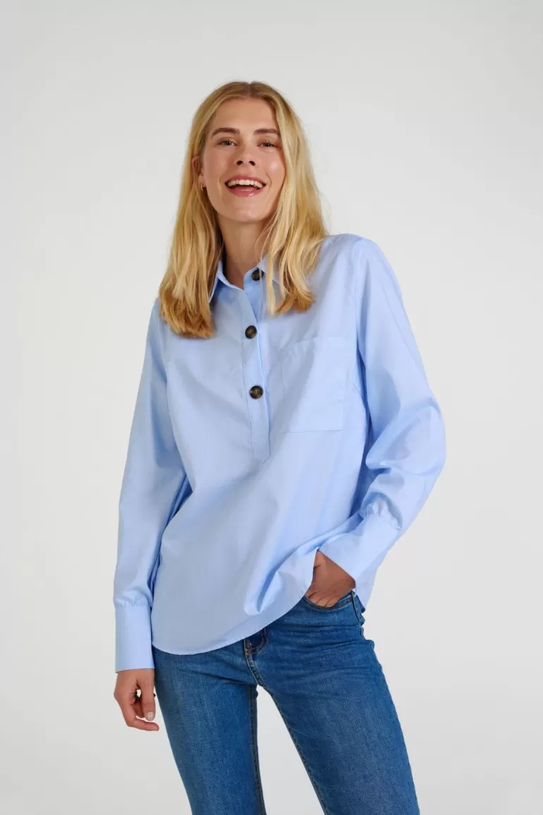 FREEQUENT FQFLYNN - SHIRT - BLUE ChambrayBlue Best Sale