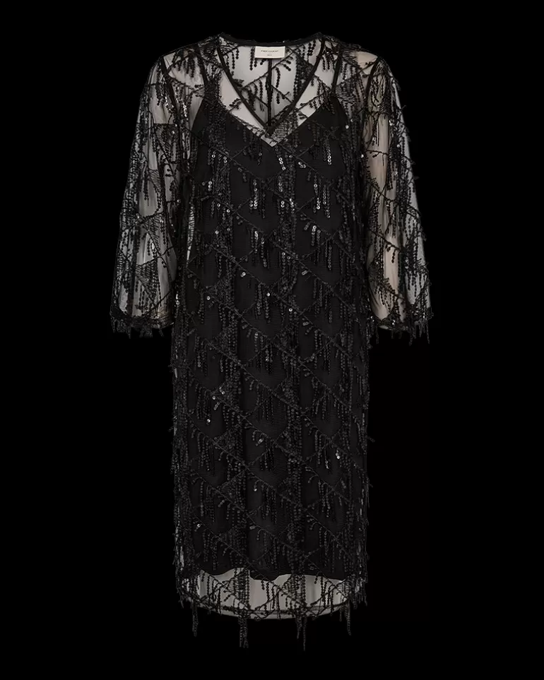 FREEQUENT FQGLINS - DRESS - Black Flash Sale