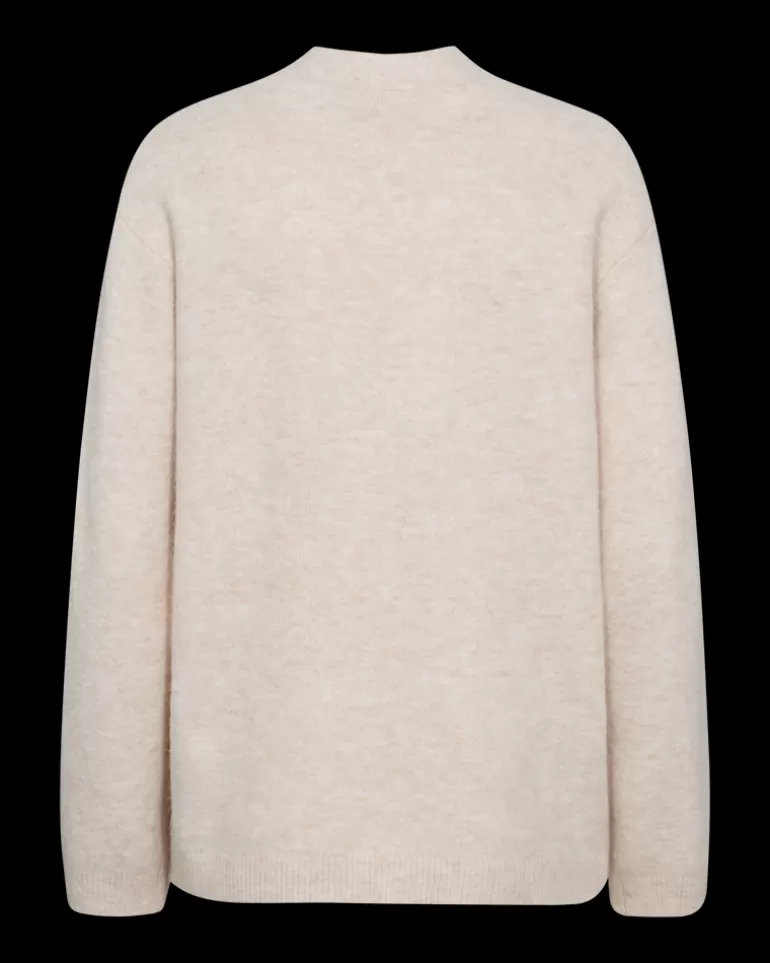 FREEQUENT FQGRSEVALIN - PULLOVER - BEIGE MoonbeamMelange Discount