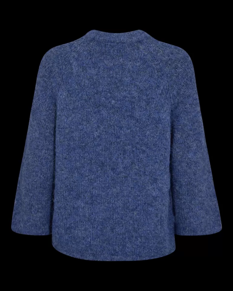FREEQUENT FQGRSLULU - PULLOVER - BLUE AND PURPLE DeepUltramarineMel. Outlet