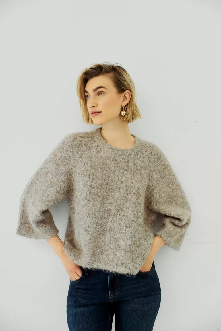 FREEQUENT FQGRSLULU - PULLOVER - BROWN DesertTaupeMelange Flash Sale