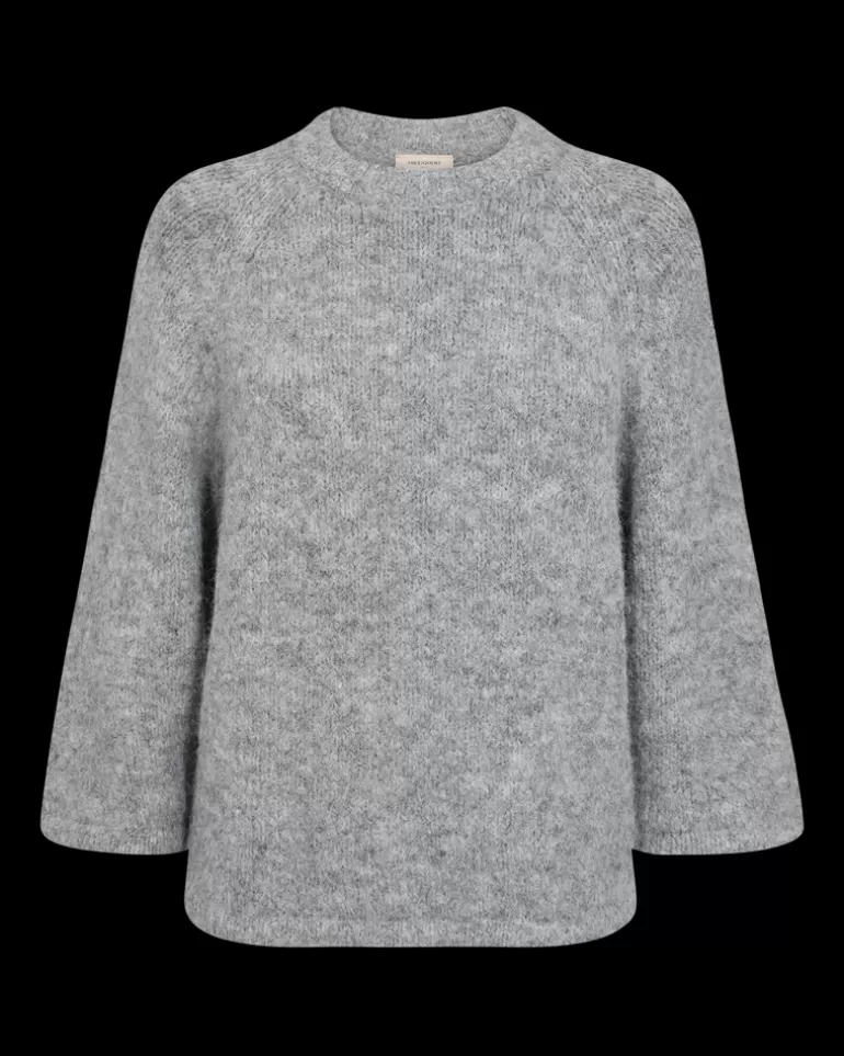 FREEQUENT FQGRSLULU - PULLOVER - GREY MediumGreymlg. Hot
