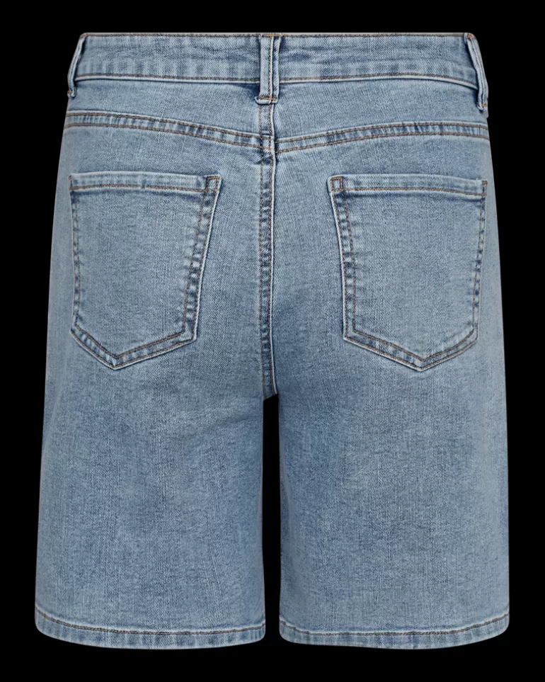 FREEQUENT FQJANE - SHORTS - BLUE LightBlueDenim Cheap
