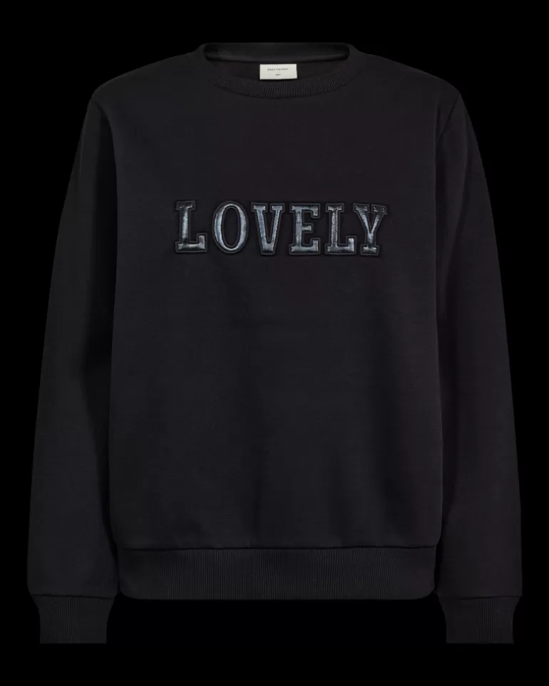 FREEQUENT FQKAMELA - PULLOVER - BLACK Blackw.Black Cheap