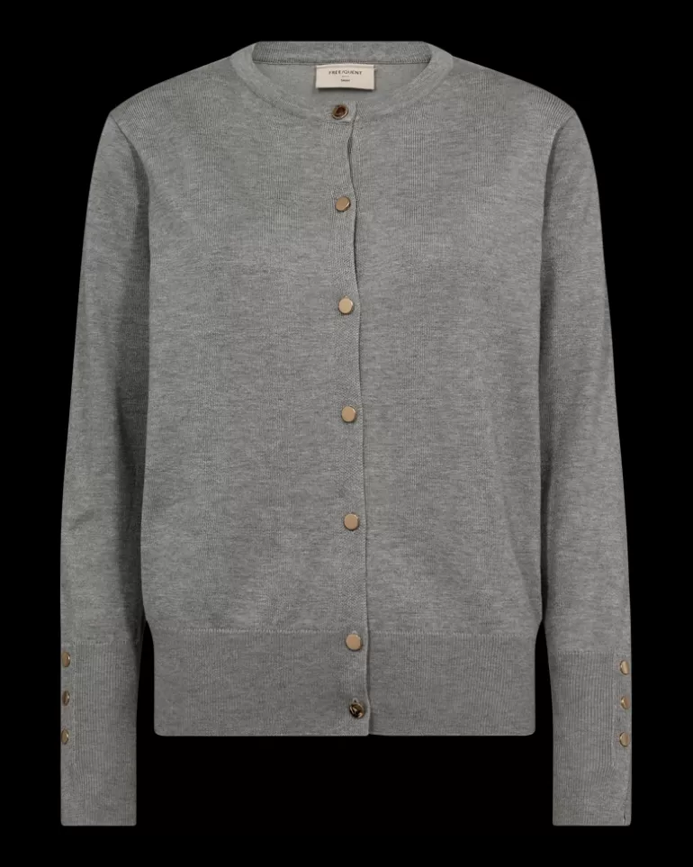 FREEQUENT FQKATIE - CARDIGAN - GREY MediumGreymlg. Online