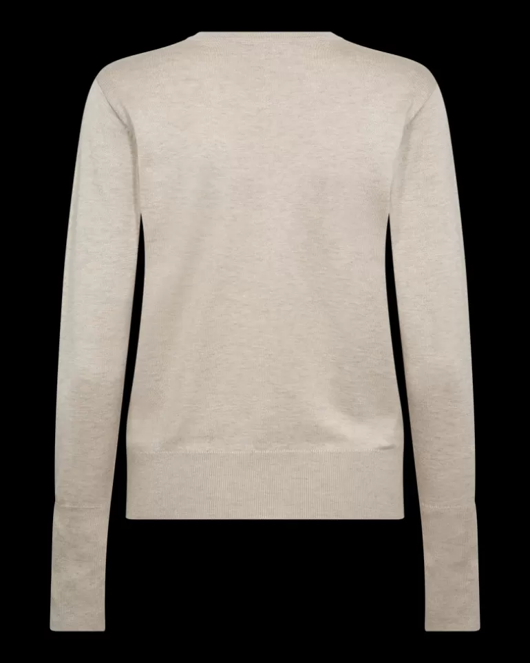 FREEQUENT FQKATIE - FINE-KNIT PULLOVER - BEIGE Moonbeammelange Discount
