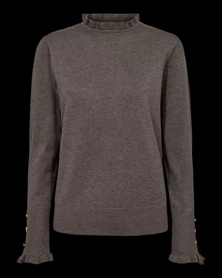 FREEQUENT FQKATIE - PULLOVER - BROWN MorelMelange Flash Sale