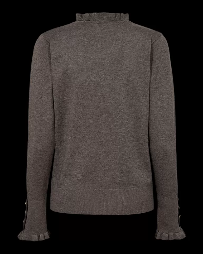 FREEQUENT FQKATIE - PULLOVER - BROWN MorelMelange Flash Sale