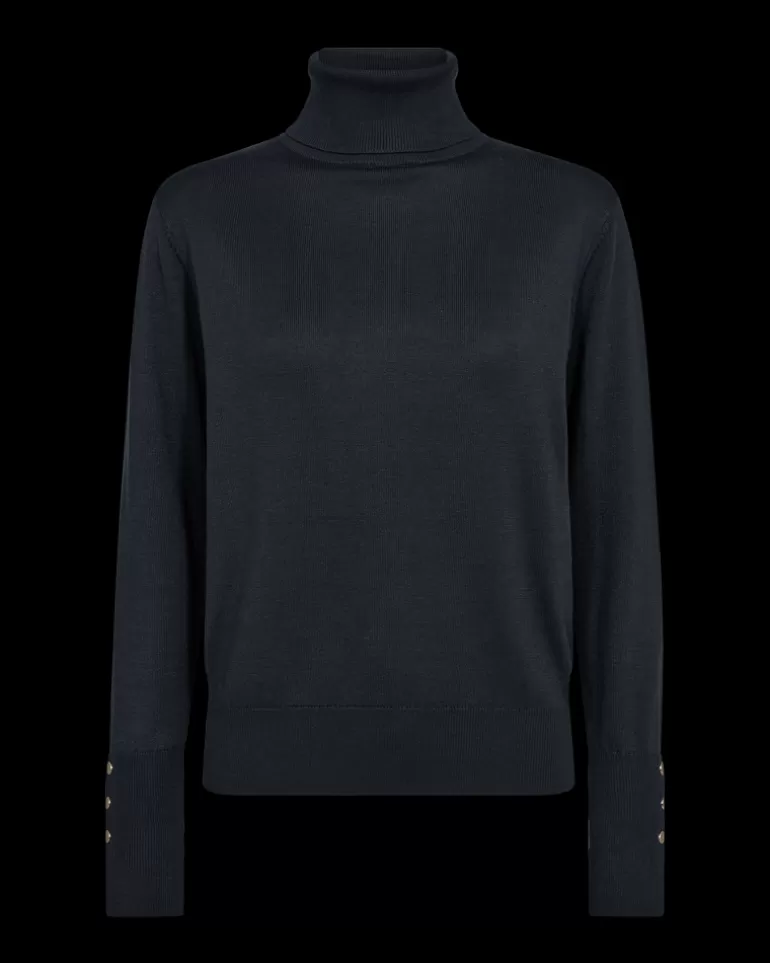 FREEQUENT FQKATIE - TURTLENECK - BLUE Salute Fashion