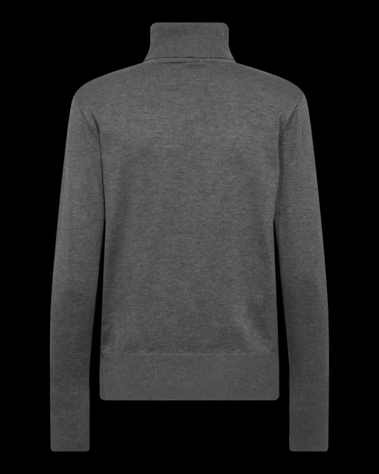 FREEQUENT FQKATIE - TURTLENECK - GREY Darkgreymelange Cheap