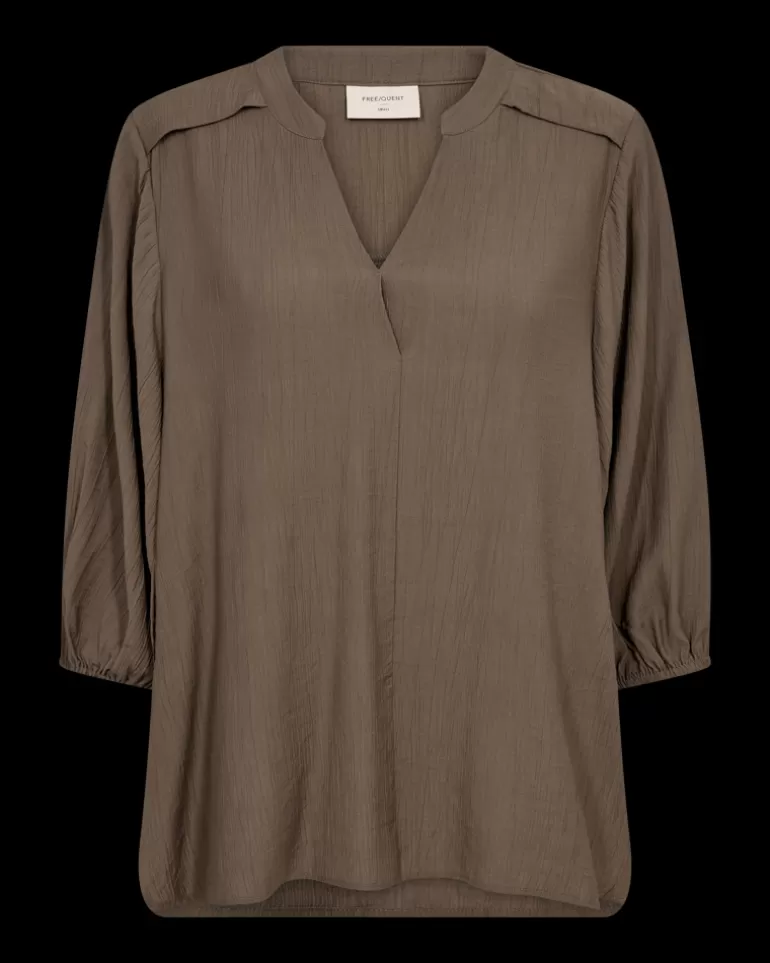 FREEQUENT FQLAGUNA - BLOUSE - BROWN Morel Fashion