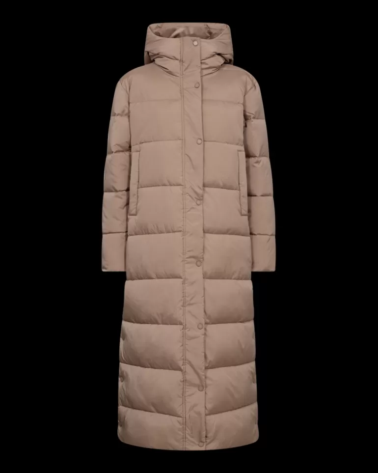 FREEQUENT FQLULA - WADDED JACKET - BEIGE SilverMink Shop