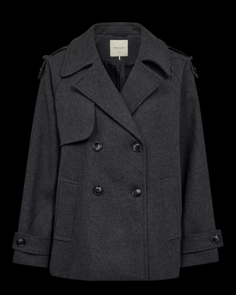 FREEQUENT FQMELLON - JACKET - GREY DarkGreyMelange Cheap