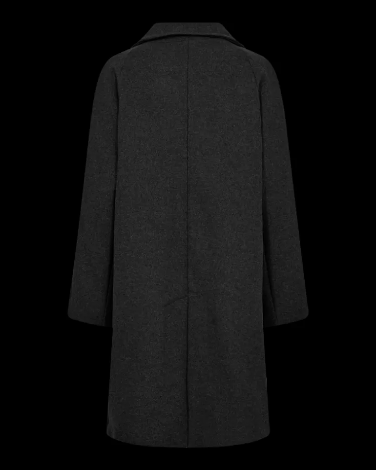 FREEQUENT FQMELLON - LONG JACKET - GREY DarkGreyMelange Flash Sale