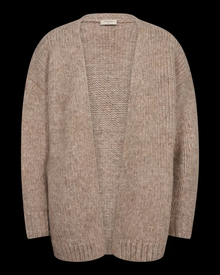 FREEQUENT FQMIA - CARDIGAN - BEIGE SimplyTaupeMel. Best