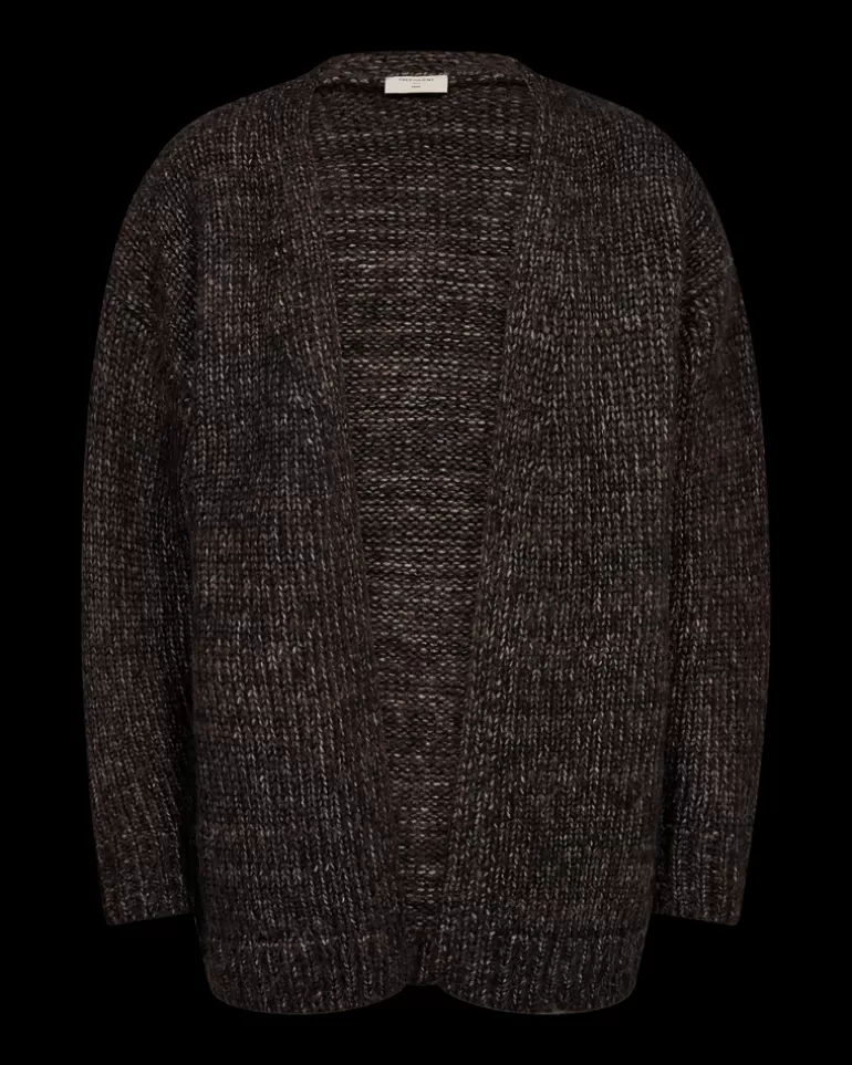 FREEQUENT FQMIA - CARDIGAN - BROWN CoffeeBeanMelange New