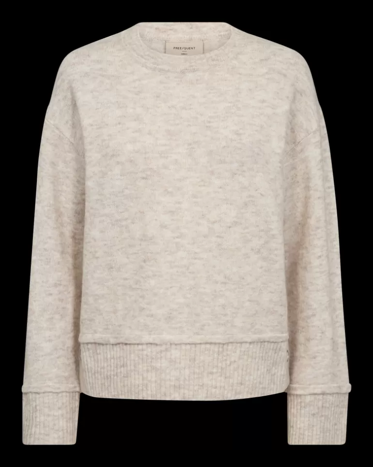 FREEQUENT FQMULLE - PULLOVER - BEIGE MoonbeamMelange Best