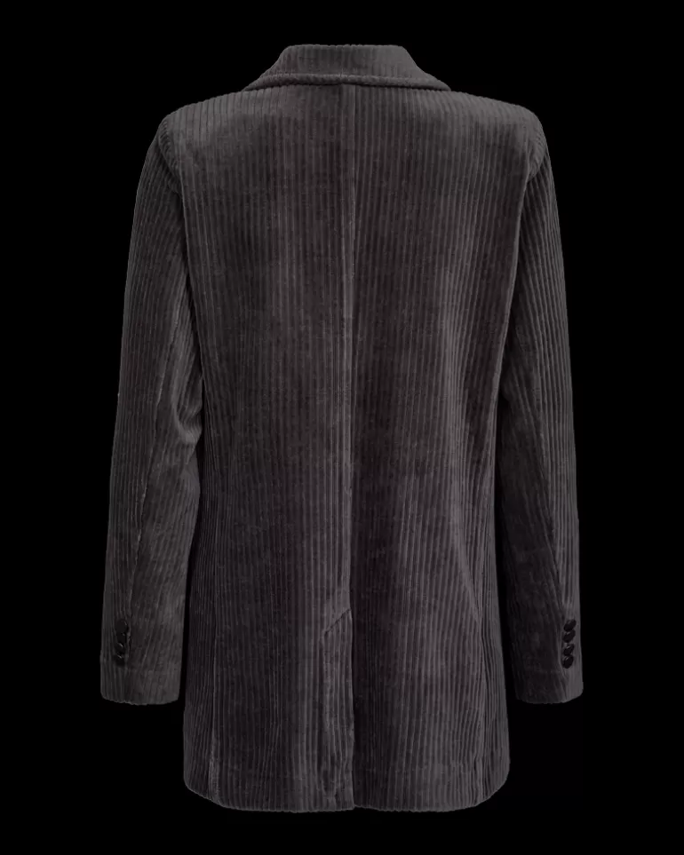 FREEQUENT FQNACORY - JACKET - GREY GrayPinstripe Outlet
