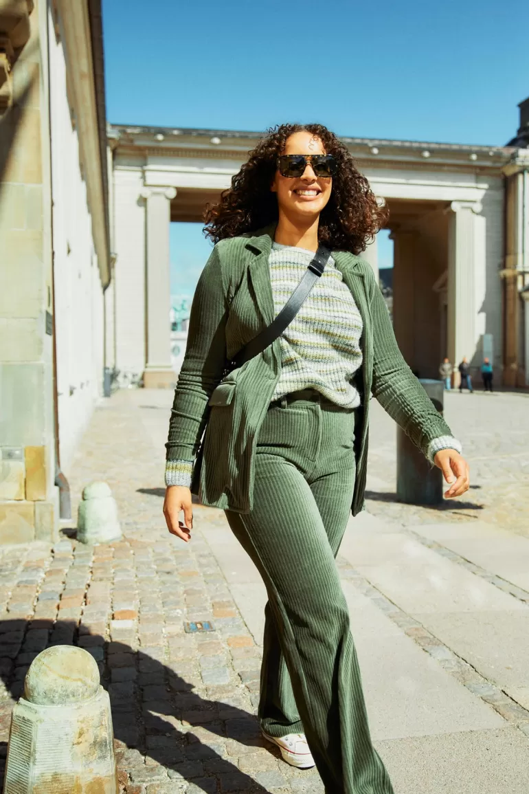 FREEQUENT FQNACORY - PANTS - GREEN DeepDepths Outlet