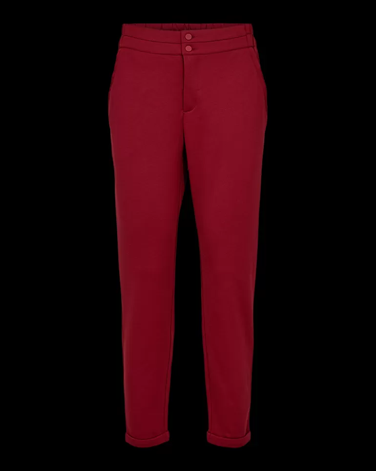 FREEQUENT FQNANNI - ANKLE PANTS - RED Chilipepper Cheap