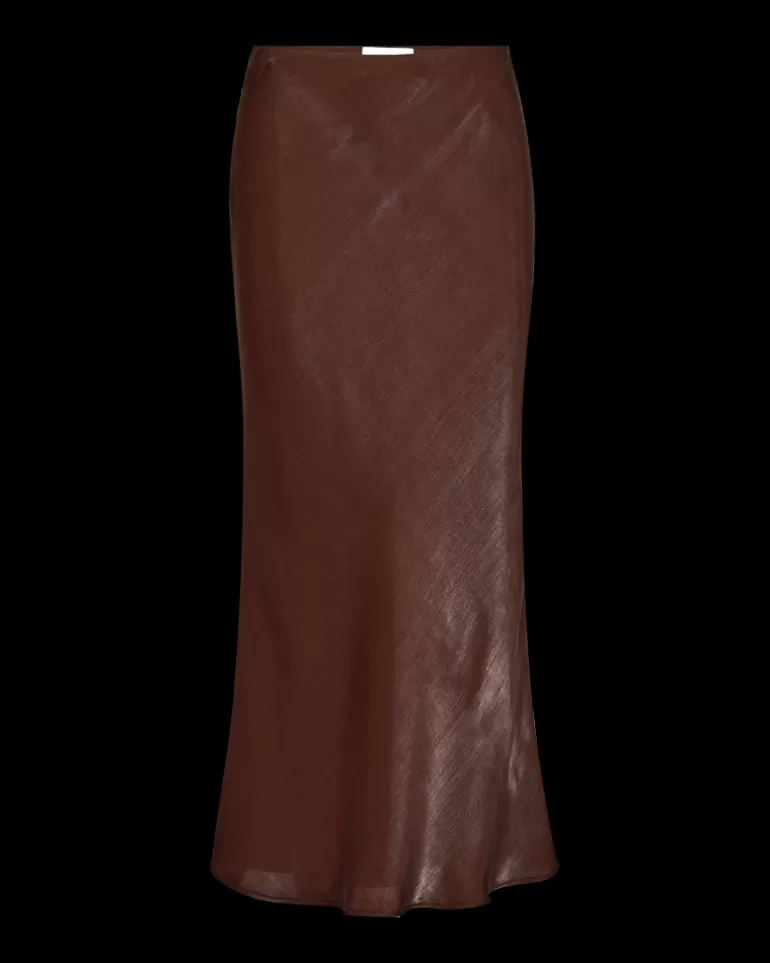 FREEQUENT FQNARON - SKIRT - BROWN CoffeeBean Cheap