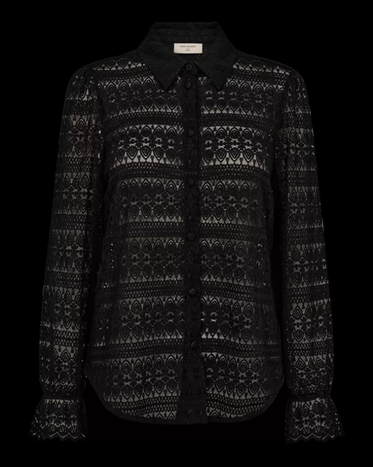 FREEQUENT FQNOVON - SHIRT - Black Best Sale
