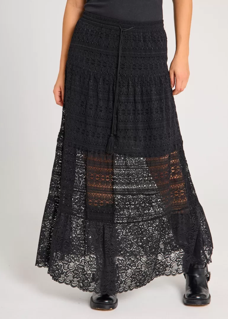 FREEQUENT FQNOVON - SKIRT - Black Discount