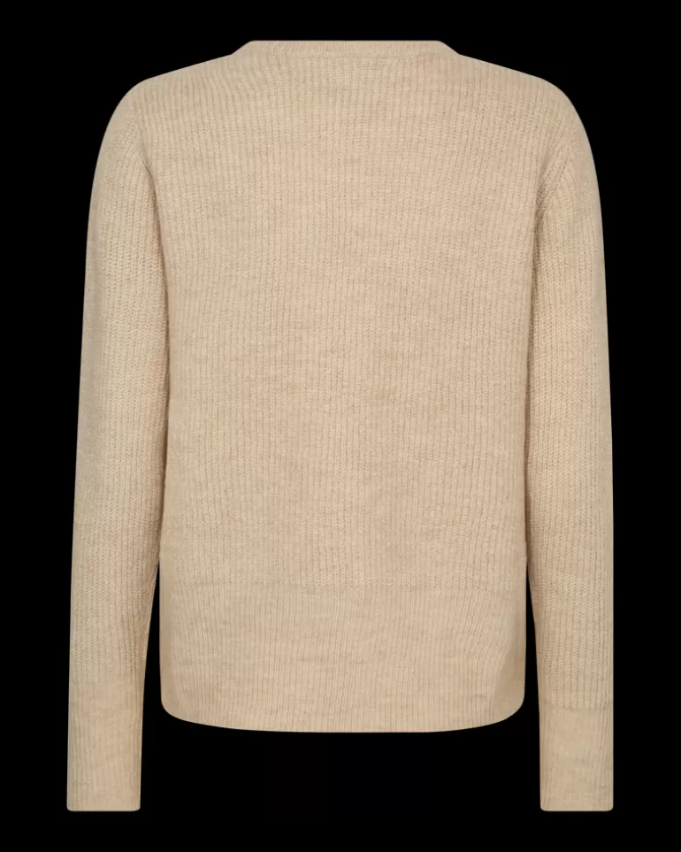 FREEQUENT FQPEARL - CARDIGAN - BEIGE MoonbeamMelange Best Sale