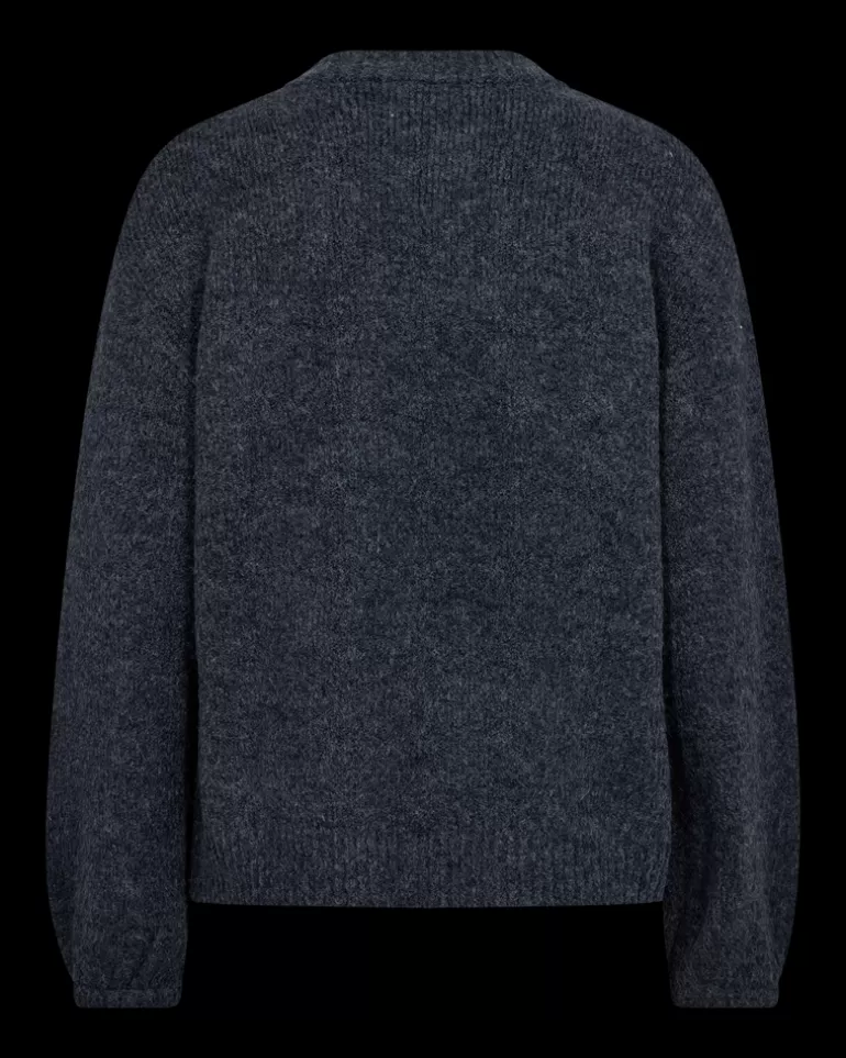 FREEQUENT FQPEARL - PULLOVER - BLUE VintageIndigoMelange Cheap