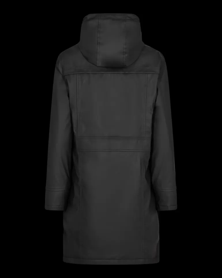 FREEQUENT FQRAIN - WATER-REPELLENT RAIN JACKET - Black Cheap