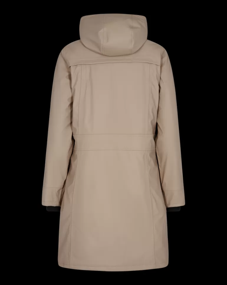FREEQUENT FQRAIN - WATER-REPELLENT RAIN JACKET - BROWN DesertTaupe Shop
