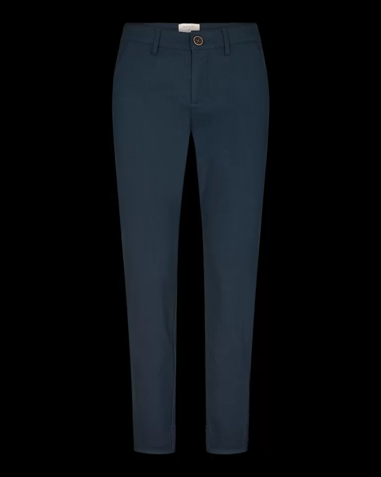 FREEQUENT FQREX - ANKLE PANTS - BLUE Salute Discount