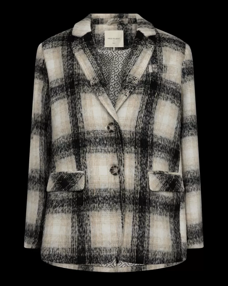 FREEQUENT FQSALO - JACKET - BEIGE Moonbeamw.Black Online