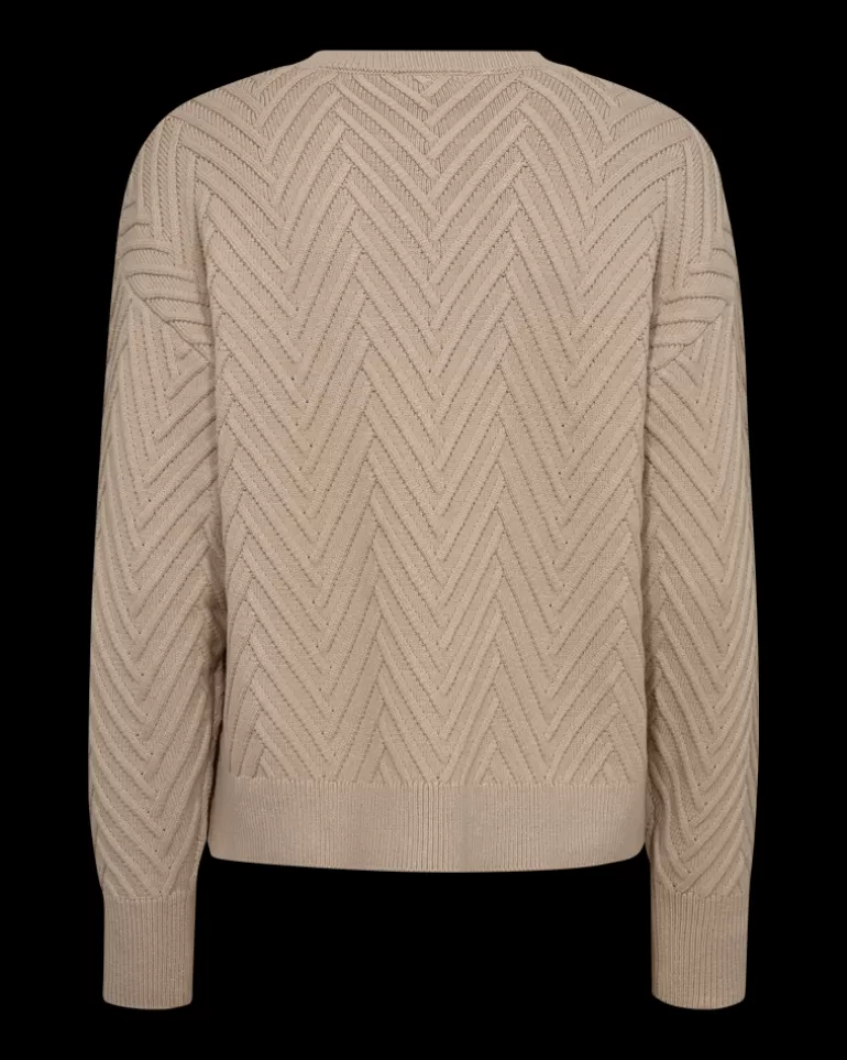 FREEQUENT FQSATURN - PULLOVER - BEIGE SimplyTaupeMel. Cheap