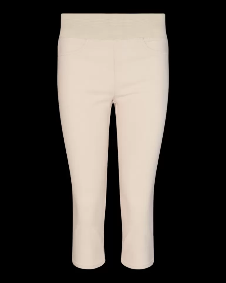 FREEQUENT FQSHANTAL - POWER CAPRI PANTS - BEIGE Moonbeam Flash Sale