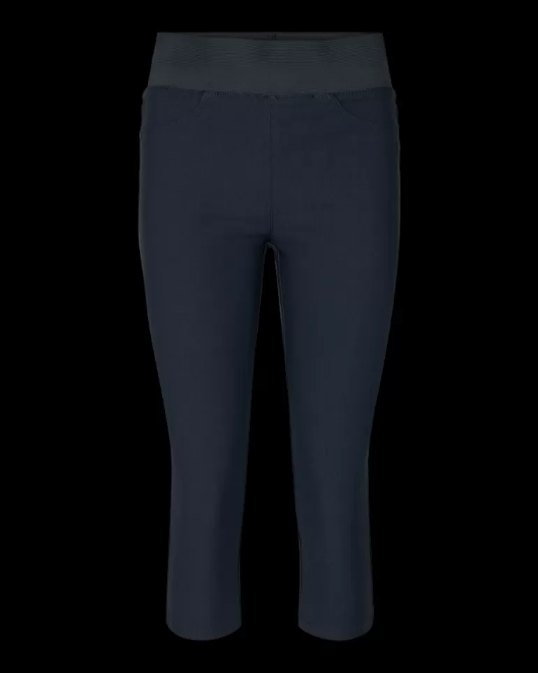 FREEQUENT FQSHANTAL - POWER CAPRI PANTS - BLUE Salute Fashion