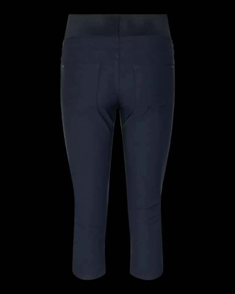 FREEQUENT FQSHANTAL - POWER CAPRI PANTS - BLUE Salute Fashion
