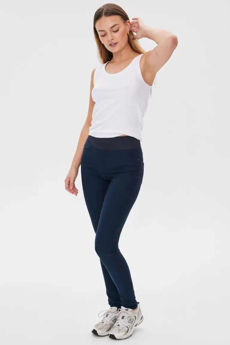 FREEQUENT FQSHANTAL - POWER PANTS - BLUE Salute Hot